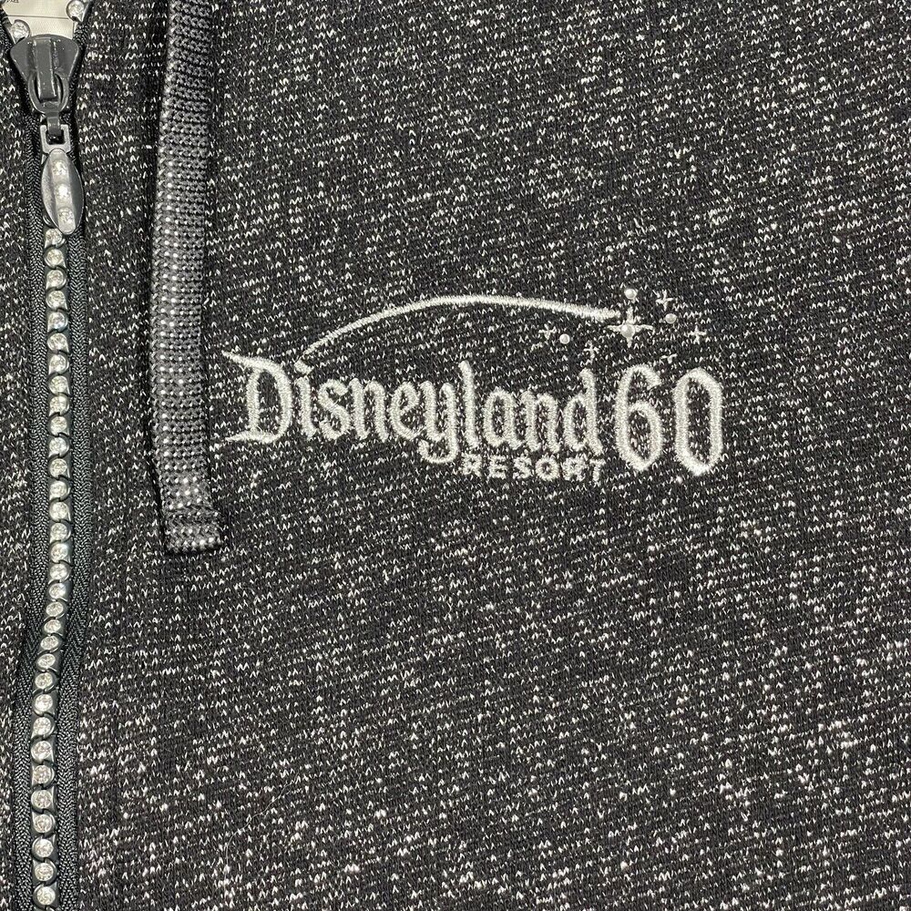 Disney Jacket Womens Small Disneyland 60th Diamond Celebration 2015 Rhinestones - Picture 4 of 12